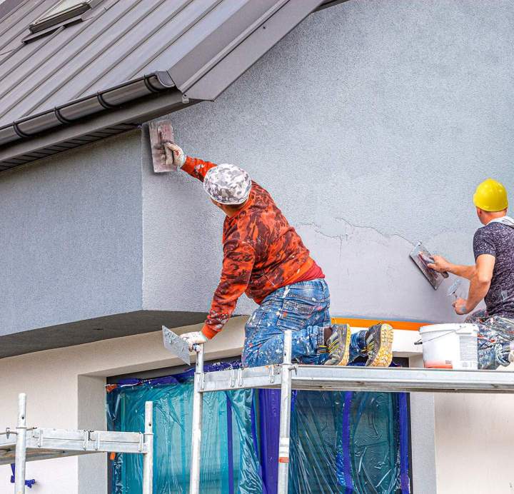 Restauration des dommages structurels des revêtements en stucco